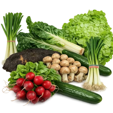 Panier de légumes personnalisé